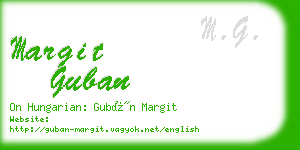 margit guban business card